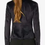Womens Deluxe Dinner Black Jacket Back