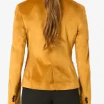 Womens Deluxe Dinner Gold Jacket Back