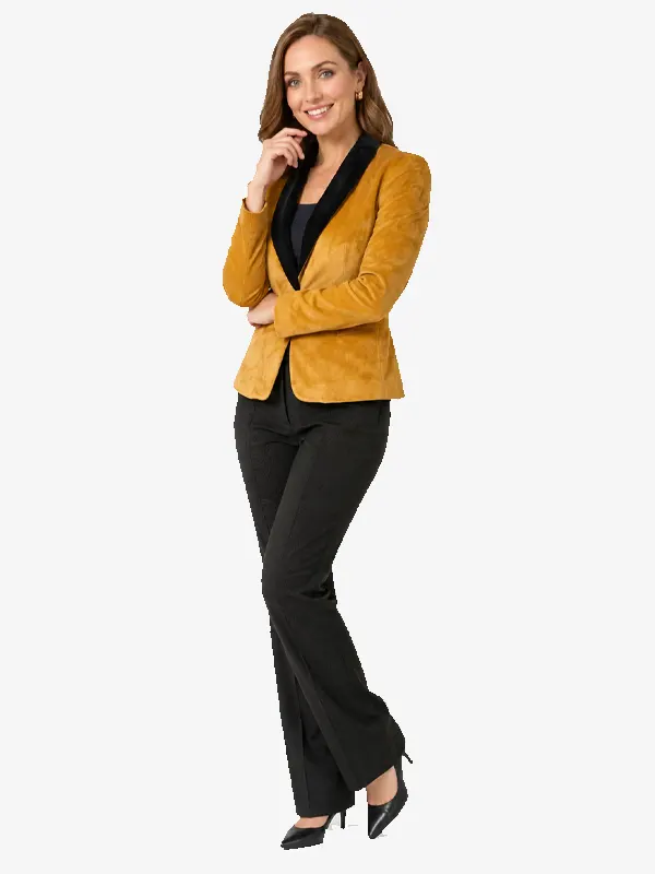 Womens Deluxe Dinner Gold Jacket