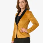 Women Deluxe Dinner Gold Jacket
