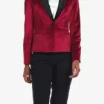 Womens Deluxe Dinner Burgundy Jacket