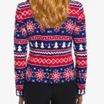 Womens Nordic Noelle Blazer Back