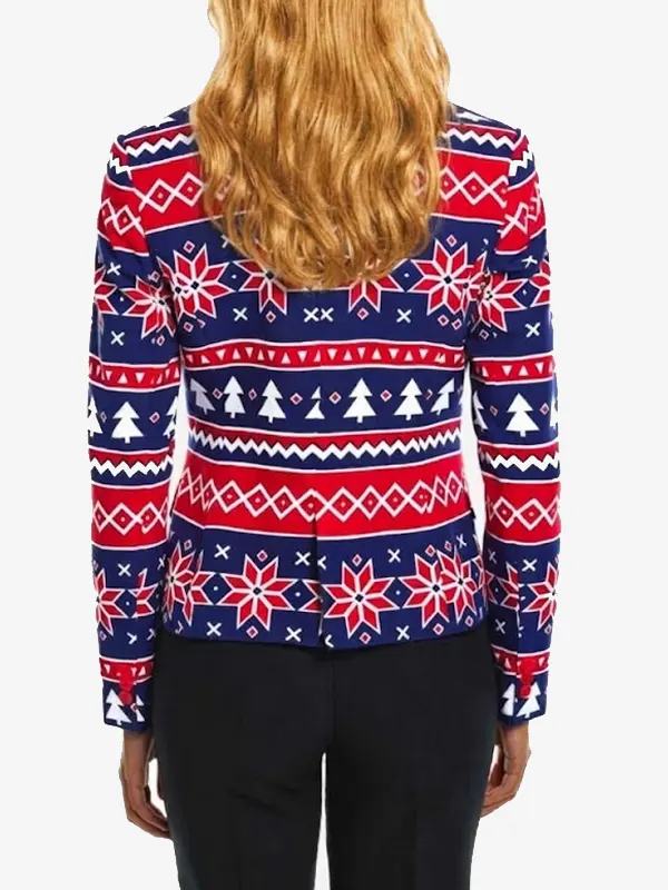 Womens Nordic Noelle Blazer Back