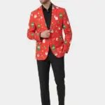 X Mas Christmas Santa Casual Blazer