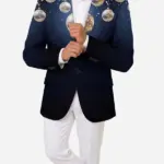 X Mas Festive Slim Fit Light Blazer