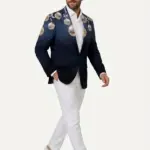 Men X Mas Festive Slim Fit Light Blazer