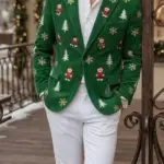 Men X Mas Kitschy Christmas Blazer
