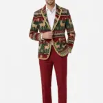 Xmas Christmas Corduroy Ugly Blazer