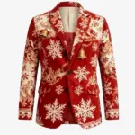 snowflake Corduroy Blazer