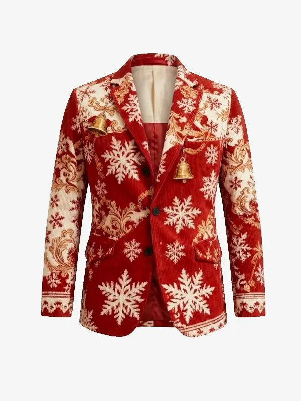 snowflake Corduroy Blazer