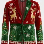 Ugly Christmas deer blazer