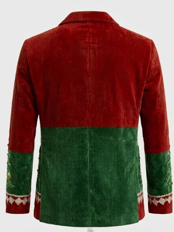 Ugly Christmas deer blazer Back