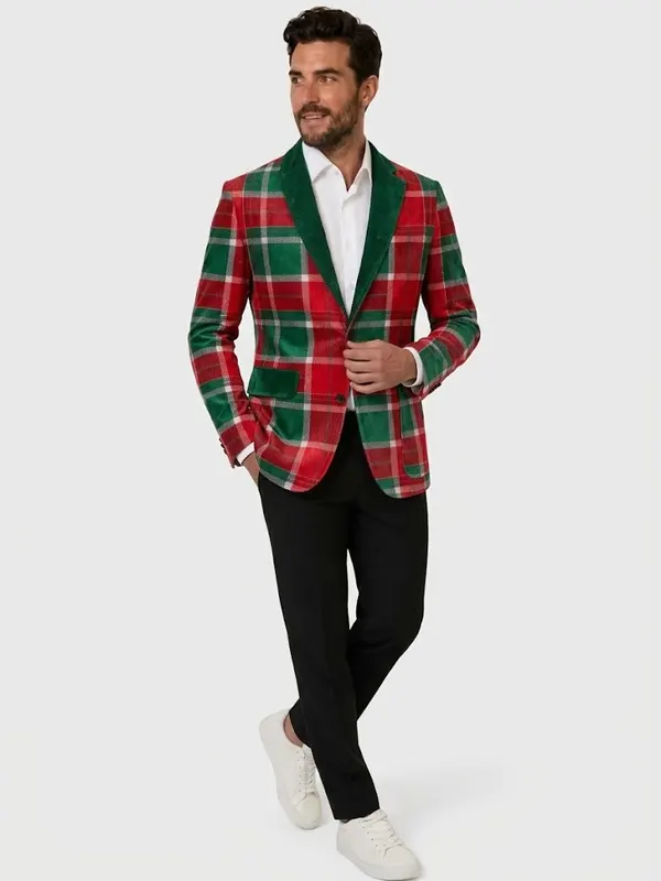 Christmas Corduroy Blazer